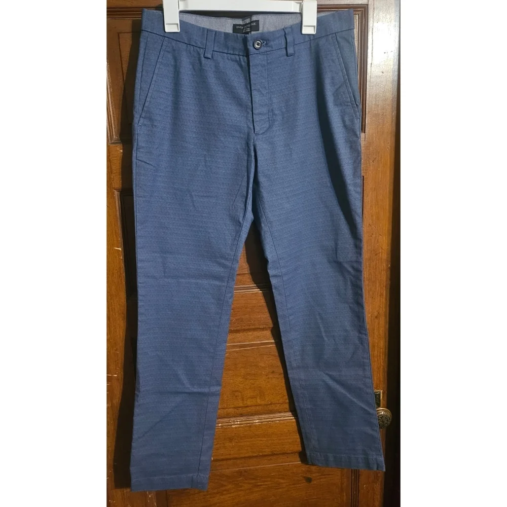 Banana Republic Factory Blue Aiden Straight Leg Chinos